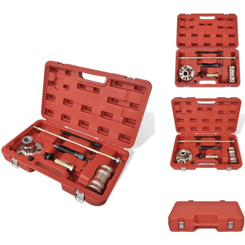 Vidaxl - Extracteur hydraulique de moyeu de roue avec kit de marteau 10t - Extracteur De Moyeu De Roue - Outil Mécanique - Outillage Auto - Outillage