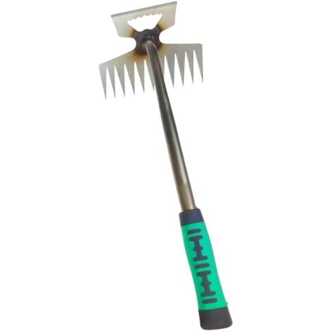 Extracteur Mauvaises Herbes 11 Dents – Outil Désherbage Jardin