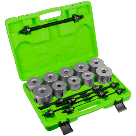 Extracteur universel pour démontage de roulements et silentblocs – Tailles des tiges M10 à M18 – Adaptateurs inclus – JBM52494