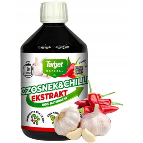 Extracto de ajo y chile 500 ml Protección vegetal y probiótico para el suelo