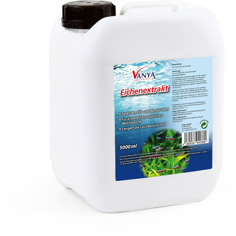 

Extracto de roble Vanya valor ph menos reducción 5000ml acuario