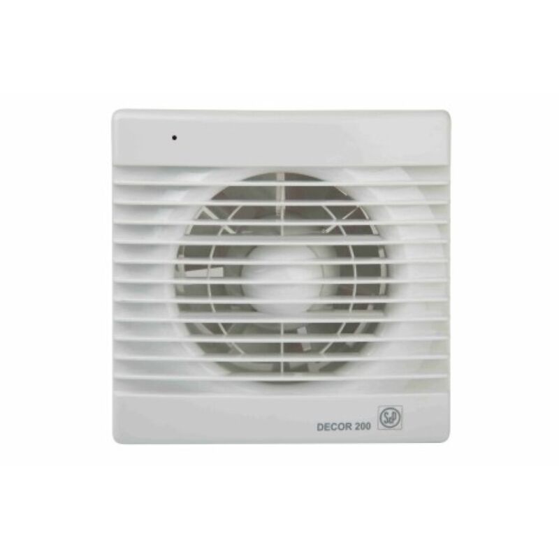 

Extractor baÑo axial 185m3/h extrapl. c/a bl decor 200-c - S&p