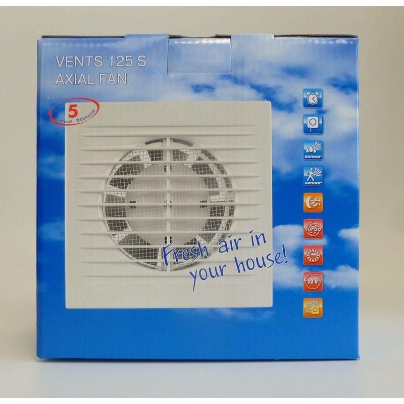 

Extractor Baño 125Mm Plastico Blanco S S M