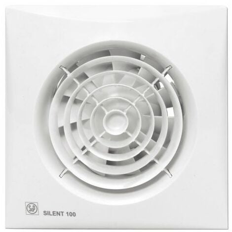 SOLER ET PALAU Extractor de baño S&P Silent-100 CZ blanco