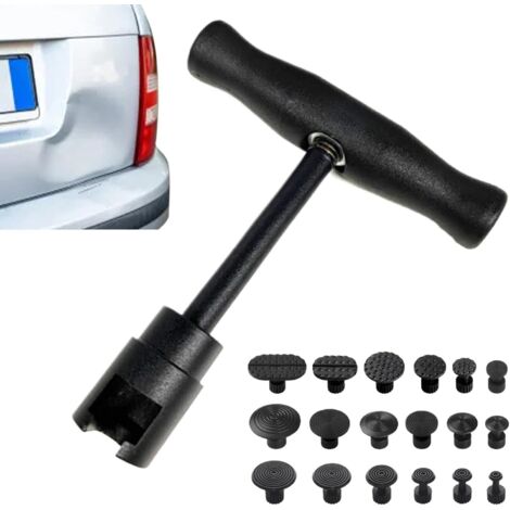 Extractor de abolladuras para coche, extractor de abolladuras para coche, herramientas de ventosa para reparación de carrocerías en forma de T  Extractor de abolladuras, accesorios de reparación