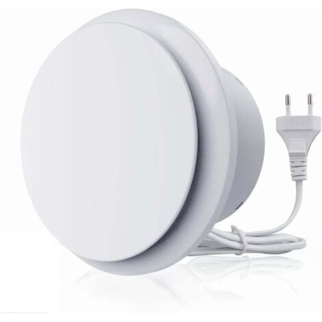 XVX Extractor De Aire 130m³/h 12W, Extractor De Alto Flujo De Aire De Funcionamiento Silencioso, Eficiencia Energética, Para Baño, Cocina, Inodoro, Invernaderos, Tiendas De Campaña (4 pulgadas) [Clase de