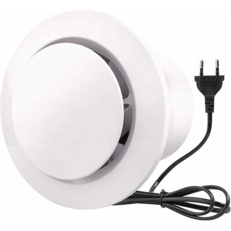 Extractor de aire GABRIELLE de 100 mm, 100 m³/h, 10 W, con válvula antirretorno, de alto caudal, de bajo consumo, para baño, cocina, inodoro, invernadero y tiendas de campaña (4 pulgadas)