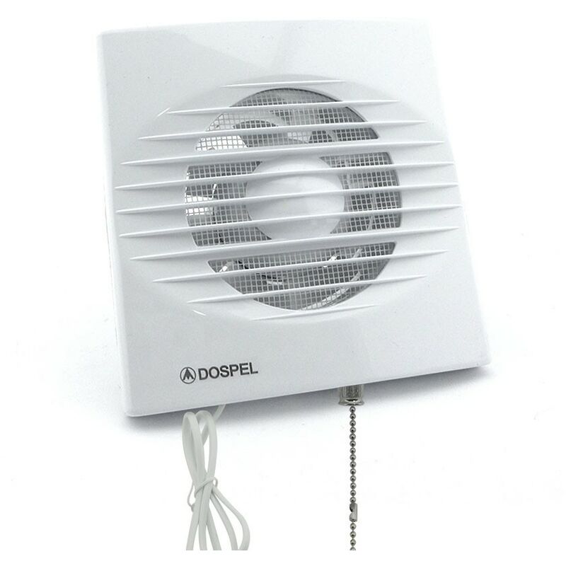 

Extractor de baño RICO interruptor cadena Blanco Ø120 - Blanco