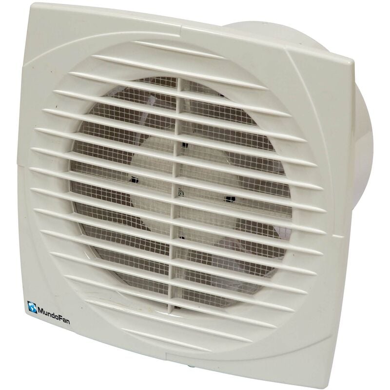 

EXTRACTOR DOMESTICO MU BP5 PARA CONECTAR CON TUBERÍA DE 125mm.COLOR BLANCO