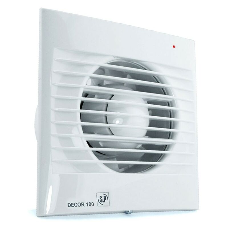 

Extractor de baño S&P Decor-100 C - Blanco