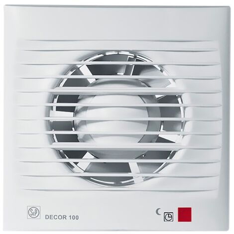 Extractor ventilador de aire para techo o pared 100 mm de diámetro,  ventilación baño e interior - Hydrabazaar