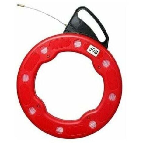 COOCHEER Extractor de cables para electricistas, extractor de cables de fibra de vidrio, 4 mm de diámetro, 30 m