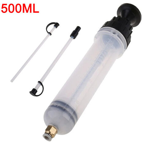 Extractor de fluido de aceite automático para coche, bomba de jeringa, Extractor de líquido de frenos, succión Manual, transferencia de combustible al vacío,500ML,Federación Rusa