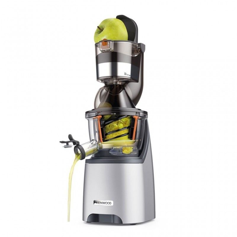 

Kenwood - Extractor de Nutrientes Pure Juice Pro JMP800SI. Prensado Lento 45rpm, Silencioso. 250W. 1.5L, Función de Aclarado, Antigoteo