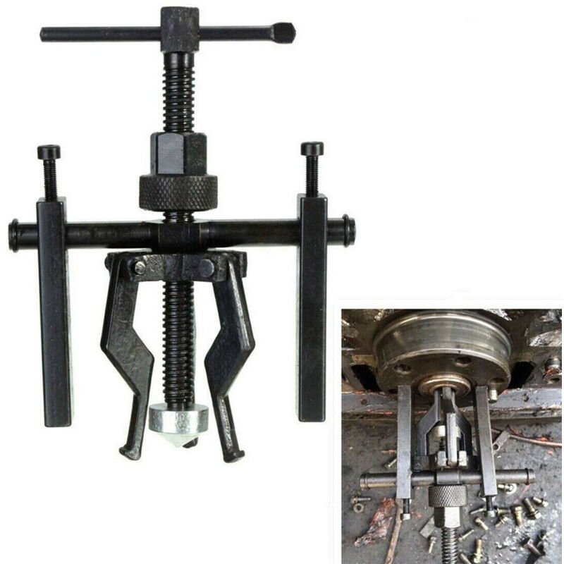 Extractor De Rodamientos De Acero Cojinetes Mecánicos Internos Y Externos 3 Mordazas
