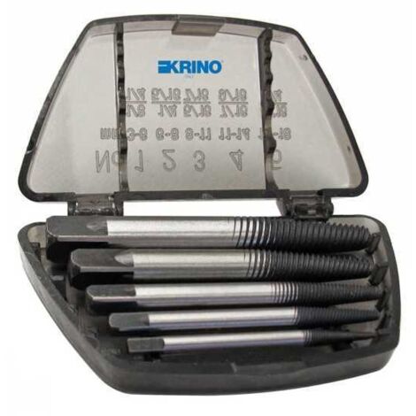 Extractor de tornillos rotos, 5 piezas Krino