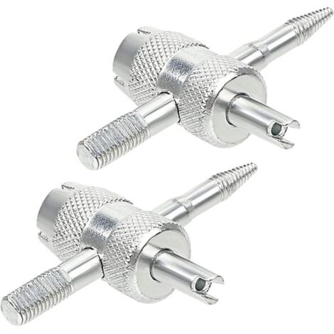 Extractor de válvulas mejorado - Herramienta de reparación 4 en 1 - Herramienta para extraer válvulas de neumáticos de coches y motocicletas