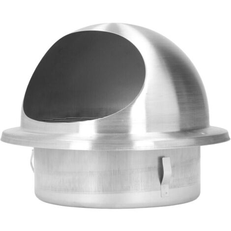 Extractor externo de acero inoxidable 80, reutilizable, salida de ventilación de aire redonda para cocina