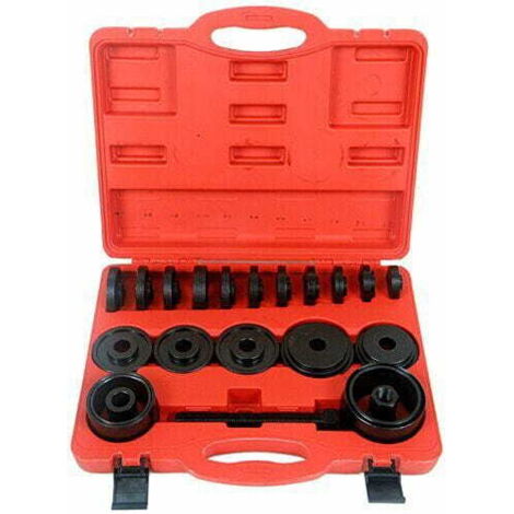 Extractor universal para rodamientos y bujes 21 piezas, marca Silver, modelo profesional, ideal para desmontaje de rodamientos y piñones, alta durabilidad y precisión.