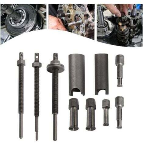 extractores de cojinetes de motocicleta de 9-30 mm, kit de herramientas de extracción de cojinetes internos de motocicleta para ruedas de bicicleta y cojinetes de máquina.