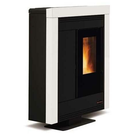 Extraflame – Poêle à granulés 10,2 kW – Évacuation des fumées Ø80mm – Chambre de combustion en fonte – Rendement >90% – Classe énergétique A+