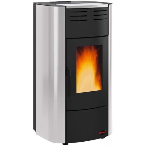 Extraflame – Poêle à granulés 19 kW – Efficacité > 91% – Sortie fumées Ø 100 mm – Dimensions 633 x 1176 x 626 mm – Classe énergétique A+ - IDRO 19 KW
