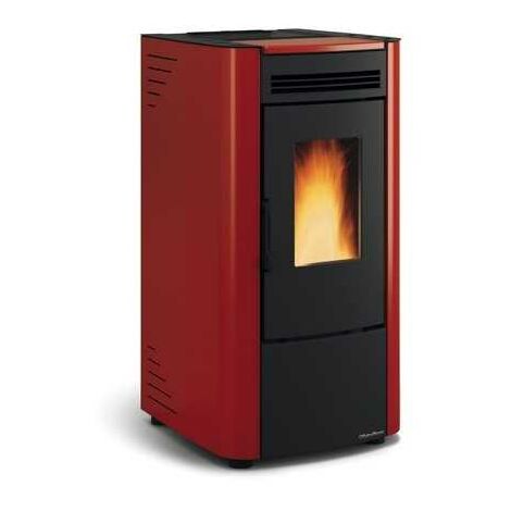 Extraflame – Poêle à granulés 6.3 kW – Efficacité >86% – Ventilation forcée – Foyer amovible en fonte – Classe énergétique A+ – Dimensions 456x884x507mm