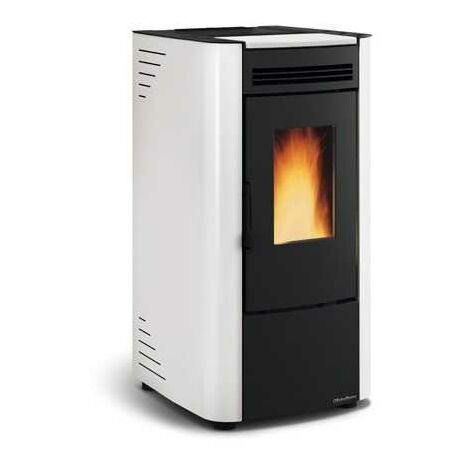Extraflame – Poêle à granulés 6,3 kW – Ventilation forcée – Foyer amovible en fonte – Classe énergétique A+ – Ø sortie fumées 80 mm