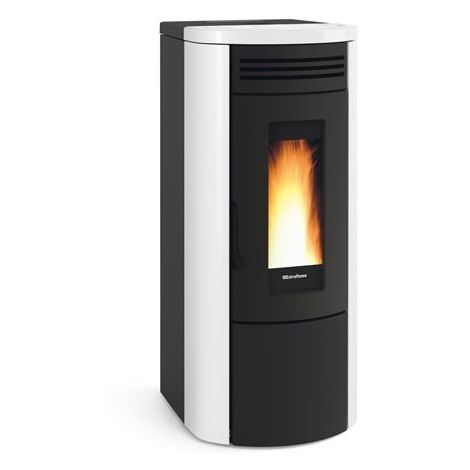 Extraflame – Poêle à granulés hydraulique étanche débrayable 16 kW – Puissance rendue à l'eau 12 kW – Volume de chauffe 459 m3 – WIFI intégré