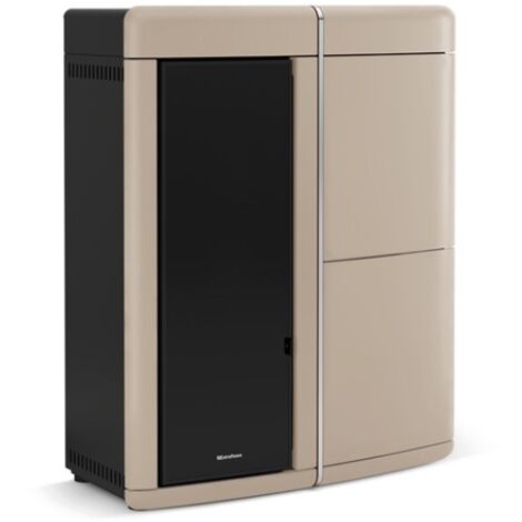 Extraflame – Poêle à granulés hydro étanche débrayable 18 kW – Évacuation des fumées arrière – Système Eco-Stop – Compatible avec radiateurs et planchers chauffants