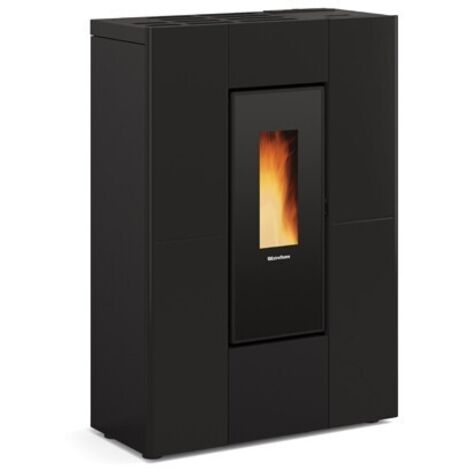 Extraflame Stufa A Pellet Marilena Plus Ad Canalizzata Slim Colore Nero