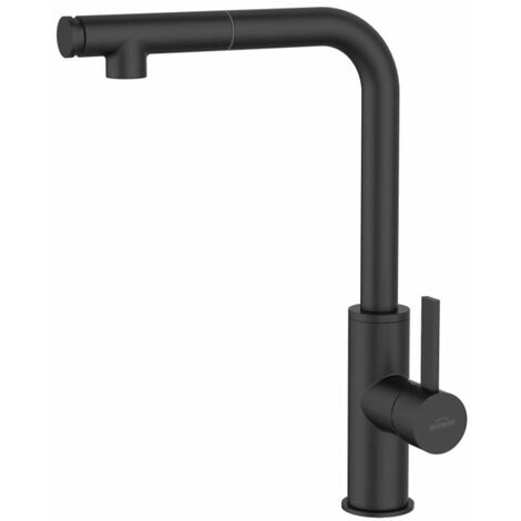 Extraire Cuisine Évier Mixer Rétractable Bec Robinet Grand Levier Unique Robinet