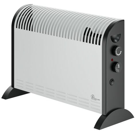 Emerio Radiador Convector Eléctrico Aire Caliente, Regulador de  Temperatura, Termostato Para Bajo Consumo, Silencioso, Portátil, Asas