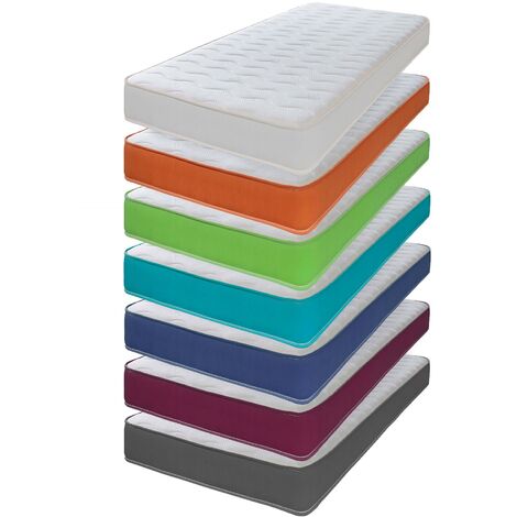 eXtrame Comfort ltd Cooltouch Essentials Teal Blue Border Memory Foam Mattress, 2ft6 Small Single