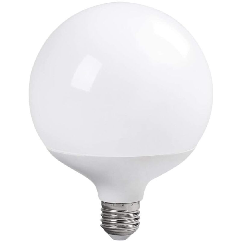Image of Extrastar - lampada lampadina sfera globo risparmio energetico 30W E27 luce bianco caldo