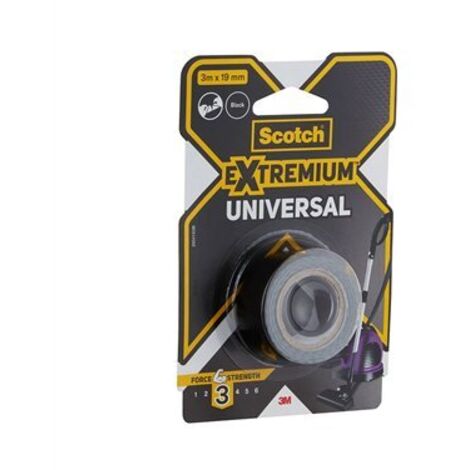Extremium 3 Universal-Gewebeband, 3 m x 19 mm, schwarz
