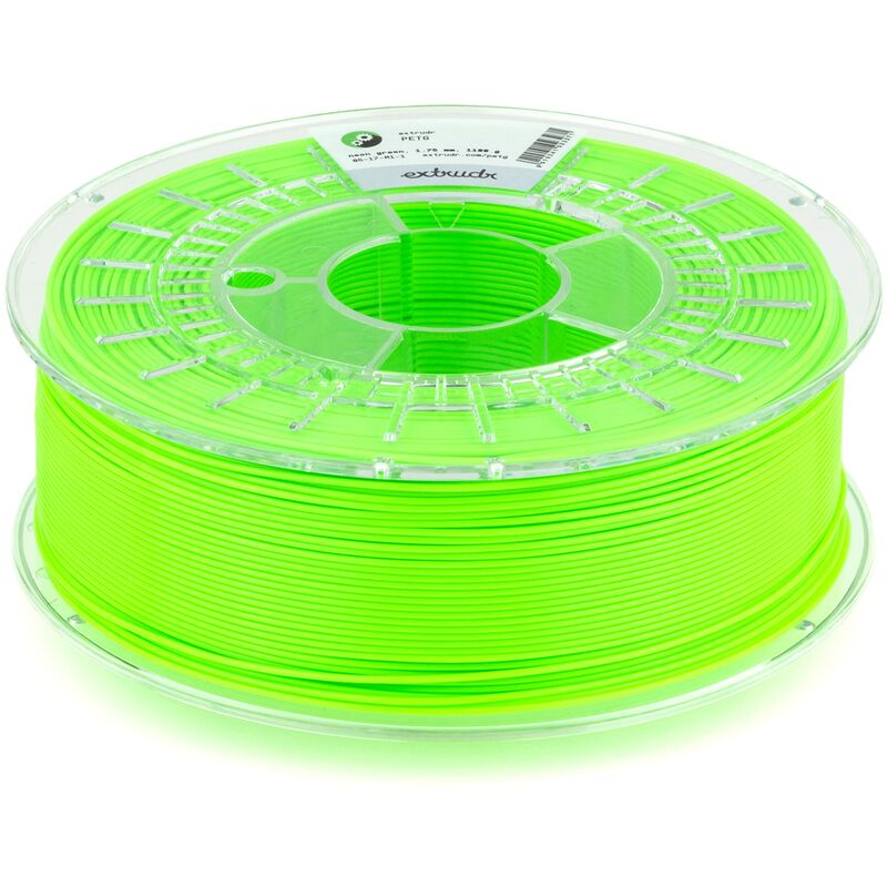 Image of Petg ø1.75mm (1.1kg) 'neon green' - 3D printer filament - Made in Austria - Extrudr