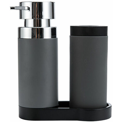 Extrusion washing liquid dispenser gray soap dispenser 7 x 15 x 18 CM