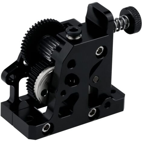 Extrusor totalmente metálico de acero endurecido con engranaje reductor para impresoras 3D, engranaje grande mejorado para accionamiento de material POM para impresoras 3D Vorn 2.4V0 Ender 3 CR-10 CR1