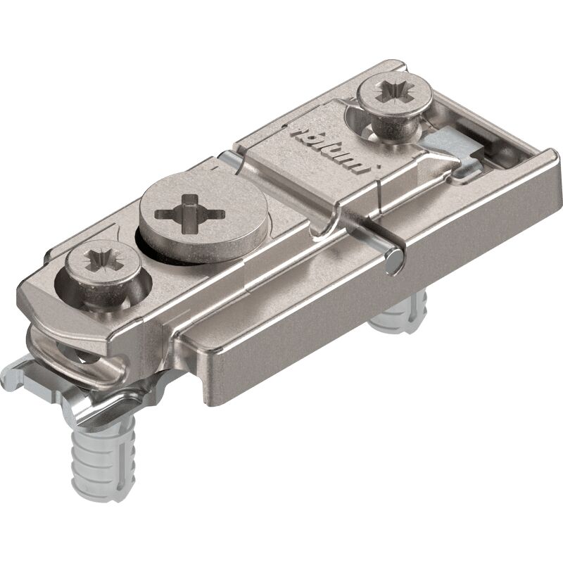 Clip Exzenter Montageplatte gerade, Zink, expando, Distanz 0 mm - Blum