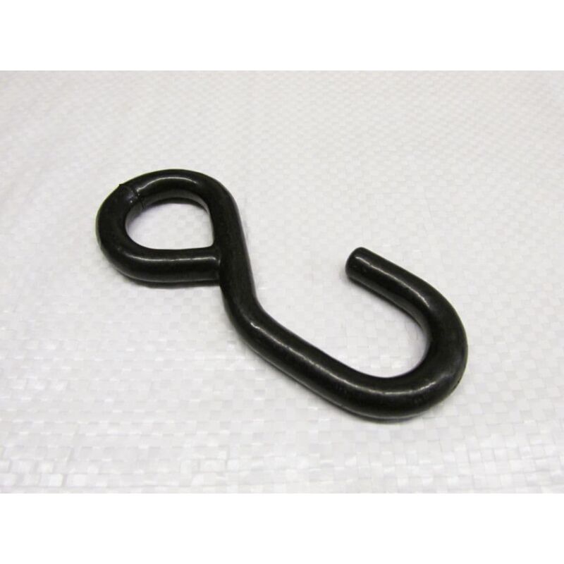 Securefix Direct - Eye s Hook Black Coated 25MM (Ratchet Lashing Fitting Tie Down 600KG)