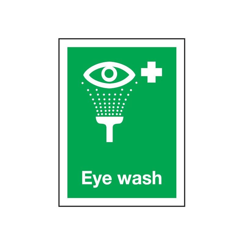 Eye Wash Rigid PVC Sign - 150 X 200MM - Sitesafe