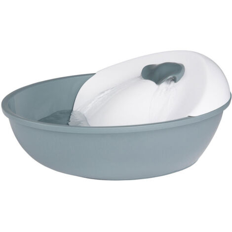 EYENIMAL Fontaine a eau Classic Pet 1,75 L - Gris et blanc - Pour chien et chat