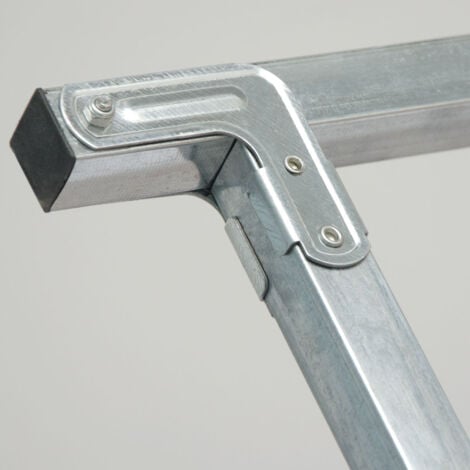 eyepower klappbarer Kleiderständer 3 Aufhängestangen Garderobenständer Wäscheständer 150cm lang Mehrzweckstand 100% Metall Silber
