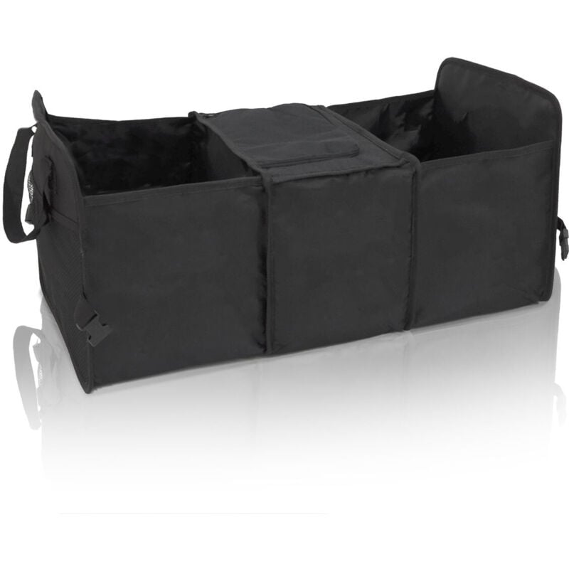 Eyepower - Sac pour Coffre de Voiture 60x32x29cm avec compartiment isotherme Noir