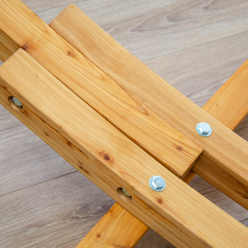 

AMANKA XL Soporte para hamaca 325cm Sostén 2 personas mueble de jardín de madera