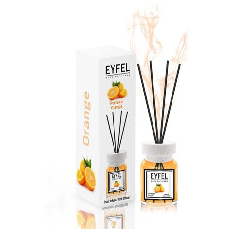 EYFEL Aroma-Diffusor mit Stäbchen – Orange 120 ml
