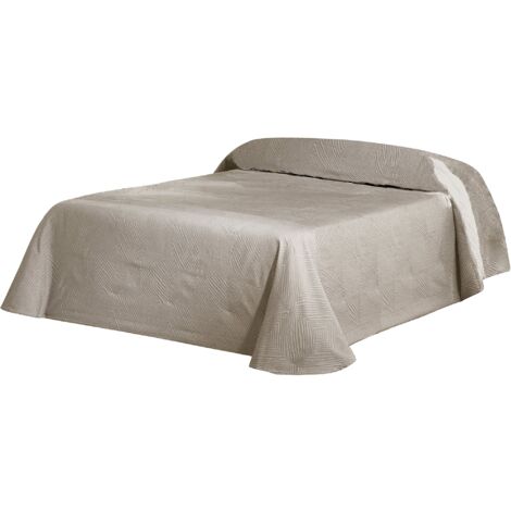 Eysa Home Pirámide Copriletto, Poliestere, Beige, 235 x 270 cm