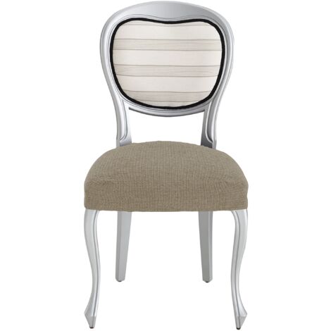 Eysa Italia Dorian Coprisedia Bielastico, Ciniglia, Beige, 40 a 50 cm, 2 unità