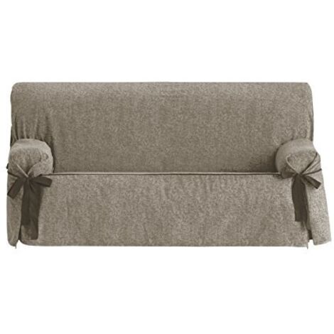 Eysa Italia Dream Salvadivano con Lacci, Tela, Visone, 180 a 230 cm/3 posti